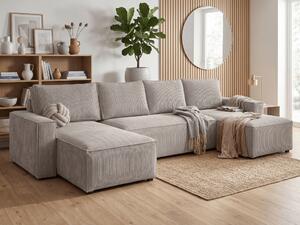 Kutna garnitura u obliku slova U SMART COSARO 295x140 cm, bež