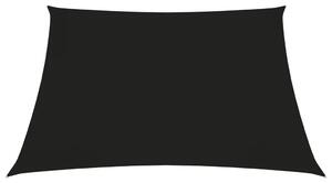 VidaXL Jedro protiv sunca od tkanine Oxford četvrtasto 4 x 4 m crno