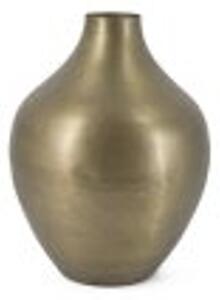Zlatna metalna vaza KOLONY GLOBE 29,5 cm
