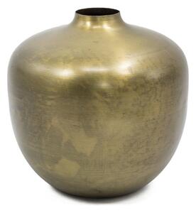 Zlatna metalna vaza KOLONY GLOBE 20 cm