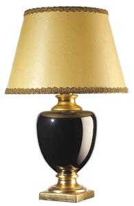 ONLI - Stolna lampa MOZART 1xE27/22W/230V crna/zlatna 75 cm