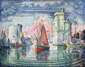Paul Signac - Reprodukcija umjetnosti The Port at La Rochelle, 1921, (40 x 30 cm)