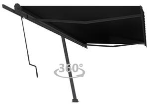 VidaXL Samostojeća automatska tenda 500 x 350 cm antracit