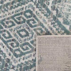 Skandinavski tepih s menta zelenim uzorcima Širina: 160 cm | Duljina: 220 cm