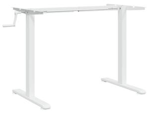VidaXL Samostojeći okvir za stol bijeli (94-135)x60x(70-114) cm čelik