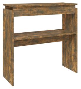 VidaXL Konzolni stol boja hrasta 80 x 30 x 80 cm od konstruiranog drva