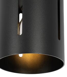 Dizajnerska stropna svjetiljka crna - Yana