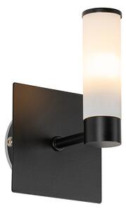 Moderna kupaonska zidna svjetiljka crna IP44 - Kada