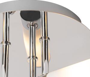 Moderna kupaonska stropna svjetiljka kromirana 3 svjetla IP44 - Kada