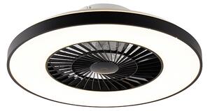 Stropni ventilator crne boje, uključujući LED s daljinskim upravljačem - Climo