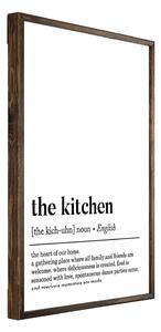 Plakat u okviru 50x70 cm Kitchen - Wallity
