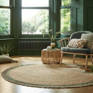 Okrugli tepih u prirodnoj boji ø 180 cm Kahana - Flair Rugs