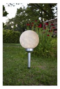 Vanjska okrugla solarna LED svjetiljka Star Trading Luna, ø 20 cm