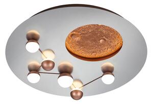 Bijela/u brončanoj boji LED stropna svjetiljka s mogućnošću zatamnjivanja ø 50 cm Zodiac – Trio