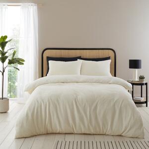 Krem posteljina za krevet za jednu osobu od boucle tkanine 135x200 cm Cosy – Catherine Lansfield