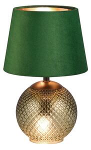 Zeleno-u brončanoj boji stolna lampa (visina 29 cm) Jonna – Trio
