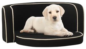 VidaXL Sklopiva sofa za pse crna 76 x 71 x 30 cm platno perivi jastuk