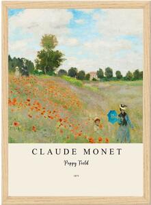 Plakat u okviru 35x45 cm Claude Monet - Wallity