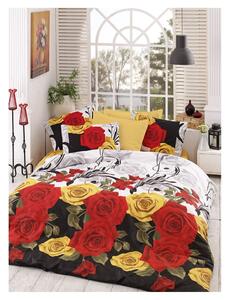 Pamučna posteljina za bračni krevet 200x200 cm Bionca Perla – Mijolnir