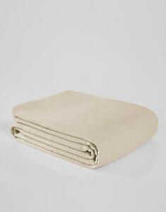 Krem pamučni prekrivač za bračni krevet 200x230 cm Serenity – Mijolnir