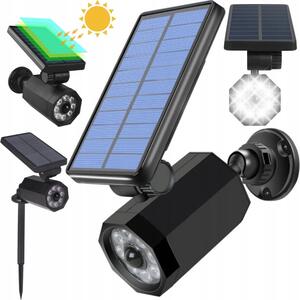Lažna kamera i svjetiljka solarne LED s pokretnim i sumračnim senzorom