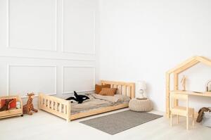 Dječji krevet od masivnog bora 120x200 cm u prirodnoj boji CPN – Adeko