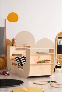 Dječji krevet s prostorom za pohranu 70x160 cm u prirodnoj boji RIKO – Adeko