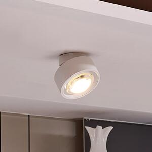 Arcchio LED stropna svjetiljka Rotari, 1 žarulja, bijela, pomična, prigušiva, Bijela, Dnevni boravak/blagovaonica, Metal