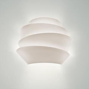 Foscarini Le Soleil zidna lampa R7s, bijela, prigušiva, Bijela, Dnevni boravak/blagovaonica, Plastika