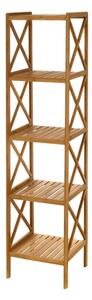 Kupaonska polica od bambusa u prirodnoj boji 36,5x153 cm – Casa Selección