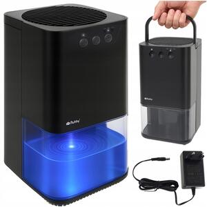 LED RGB 36W odvlaživač i apsorber vlage 1400ml crno
