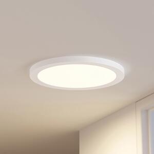 PRIOS Prios LED stropna svjetiljka Aureka, set od 2 kom, senzor, Ø 33 cm, bijela, Bijela, Dnevni boravak/blagovaonica, Aluminij, Pokrivač okrugli izravno