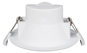 PRIOS Prios LED ugradna svjetiljka Rida, set 3 kom, bijela, 15 cm, CCT, IP44, prigušiva, Bijela, kupaonica, Aluminij, Okrugla ugradna svjetla