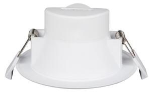 PRIOS Prios LED ugradna svjetiljka Rida, set od 10 komada, bijela, 15 cm, CCT, IP44, prigušiva, Bijela, kupaonica, Aluminij, Okrugla ugradna svjetla
