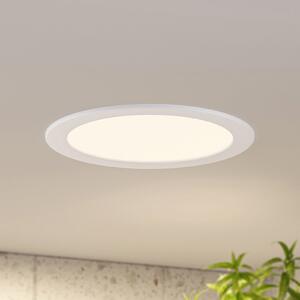 PRIOS Prios LED ugradna svjetiljka Cadance, bijela, 24cm, set od 10 komada, CCT, prigušiva, Bijela, kupaonica, Aluminij, Okrugla ugradna svjetla