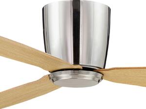 Beacon Lighting Stropni ventilator Airfusion Radar od tikovine Ø 132 cm tihi, Drvo, Dnevni boravak/blagovaonica, Drvo