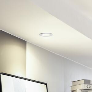 Arcchio LED downlight Aryx, bijela, 3.000K, prigušiva, Bijela, Dnevni boravak/blagovaonica, Aluminij