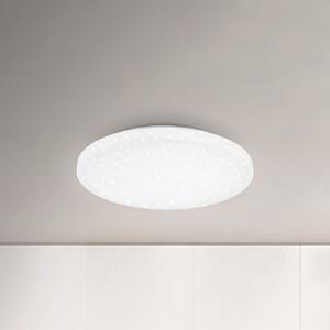 Briloner LED stropna svjetiljka Kućište IP44 zvjezdano nebo 840 Ø 40cm, Bijela, kupaonica, Plastika
