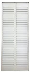 Harmonika vrata (Bijele boje, Š x V: 83 x 203 cm, PVC)