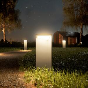 Sigor LED baterijska solarna lampa Nusolar antracit, visina 34cm, prigušiva, Crno, Metal, Solarna svjetla