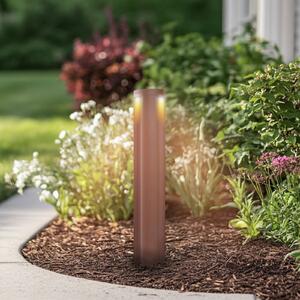 Lucande LED putna svjetiljka Raiku, u boji hrđe, aluminij, 65 cm, Smeđa / hrđa, Aluminij