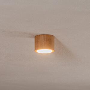 Envostar Ernest Downlight GX53 od drveta, okrugli, prigušiva, Drvo, Dnevni boravak/blagovaonica, Drvo