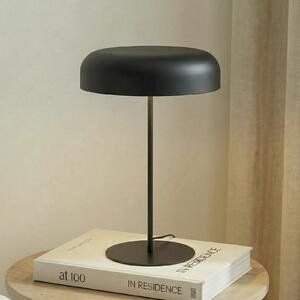 Lindby stolna lampa Edion, pješčano crna, metal, Crno, Dnevni boravak/blagovaonica, Metal