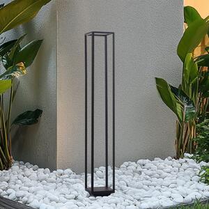 Lucande LED putna svjetiljka Thorvid, visina 120 cm, crna, Crno, Aluminij