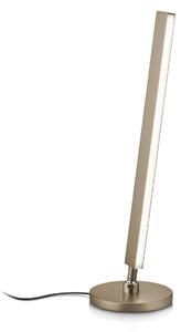 Knapstein LED stolna lampa Kosma, efekt bronce, CCT, upravljanje gestama, prigušiva, Bronca / stari mesing, Dnevni boravak/blagovaonica, Mjed