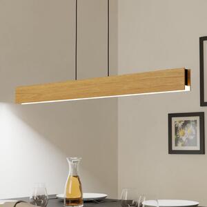 EGLO Smart ZIG LED viseća lampa Anchorena-Z, dužina 123 cm, RGB, CCT, prigušiva, Drvo, Dnevni boravak/blagovaonica, Drvo