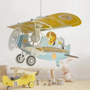 Dalber Viseće svjetlo Lion Plane, šareno, drvo/plastika, prigušiva, Višebojno, rasadnik, Drvo