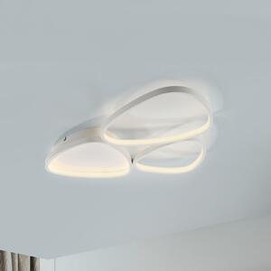 JUST LIGHT. GmbH SAMO SVJETLO. Pebbles LED stropna svjetiljka, bijela, prigušiva, prigušiva, Bijela, Područje hodnika, Metal