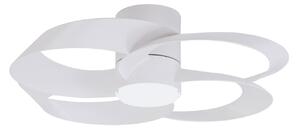 Mantra Iluminación LED stropni ventilator, ružičasto-bijela, DC motor, tih, Ø 65 cm, CCT, prigušiva, Bijela, Dnevni boravak/blagovaonica, Plastika