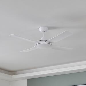 EGLO Stropni ventilator Bondi 1, mat bijeli, daljinski upravljač, Bijela, Dnevni boravak/blagovaonica, Plastika